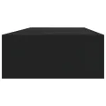 Étagère à tiroir murale Noir 60x23,5x10 cm MDF