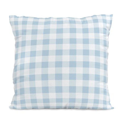 Duvet cover set HappyFriday Basic Kids Blue Single Gingham 2 Pieces 2