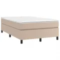 Cadre de lit sans matelas cappuccino 120x200 cm similicuir