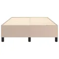 Cadre de lit sans matelas cappuccino 120x200 cm similicuir