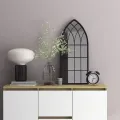 Miroir Noir 70x30 cm Fer pour utilisation à l'intérieur