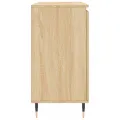 Buffet chêne sonoma 104x35x70 cm bois d'ingénierie