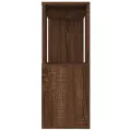 Bibliothèque/Séparateur de pièce Chêne marron 80x24x63 cm