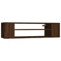 Armoire TV suspendue Chêne marron 100x30x26,5cm Bois Ingénierie