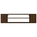 Armoire TV suspendue Chêne marron 100x30x26,5cm Bois Ingénierie