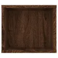 Armoire TV suspendue Chêne marron 100x30x26,5cm Bois Ingénierie