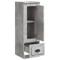 Buffet haut gris béton 36x35,5x103,5 cm bois d'ingénierie
