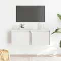Armoires murales 2 pcs Blanc 45x30x35 cm Bois de pin massif