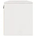 Armoires murales 2 pcs Blanc 45x30x35 cm Bois de pin massif