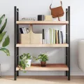 Étagère murale 100x60x(2-6) cm bois de chêne massif non traité