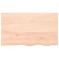 Étagère murale 100x60x(2-6) cm bois de chêne massif non traité