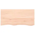 Étagère murale 100x50x(2-4) cm bois de chêne massif non traité
