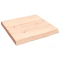 Étagère murale 40x40x(2-4)cm bois de chêne massif non traité