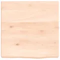 Étagère murale 40x40x(2-4)cm bois de chêne massif non traité