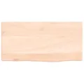 Étagère murale 40x20x4 cm bois de chêne massif non traité