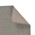 Tapis de couloir aspect sisal argenté 80x250 cm
