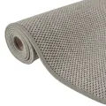 Tapis de couloir aspect sisal argenté 80x250 cm