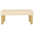 Banc Crème 70x30x30 cm Tissu