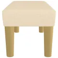 Banc Crème 70x30x30 cm Tissu