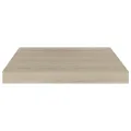 Étagères murales flottantes 2 pcs chêne 40x23x3,8 cm MDF