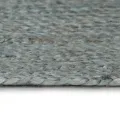 Tapis fait à la main Jute Rond 150 cm Vert olive