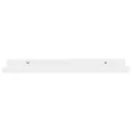 Étagères murales 2 pcs Blanc brillant 40x9x3 cm