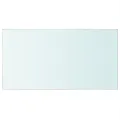 Panneaux d'étagère 2 pcs Verre Transparent 40 x 25 cm