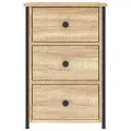 Table de chevet chêne sonoma 40x36x60 cm bois d'ingénierie