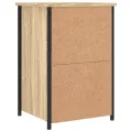 Table de chevet chêne sonoma 40x36x60 cm bois d'ingénierie
