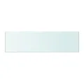 Panneaux d'étagère 2 pcs Verre Transparent 50 x 12 cm