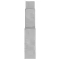 Étagère murale cube Gris béton 80x15x78,5 cm Bois d’ingénierie