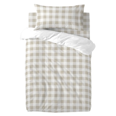 Set di Lenzuola per Culla HappyFriday BASIC KIDS Beige Culla Neonato