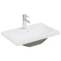 Ensemble de meubles de salle de bain Noir Aggloméré