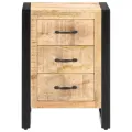 Table de chevet 40x35x55 cm Bois de manguier solide