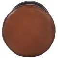 Tabouret de bar Marron Cuir véritable