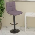 Tabouret de bar Taupe Tissu
