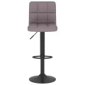 Tabouret de bar Taupe Tissu