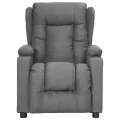 Fauteuil inclinable Gris clair Tissu