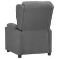 Fauteuil inclinable Gris clair Tissu