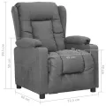Fauteuil inclinable Gris clair Tissu