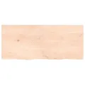 Étagère murale 140x60x(2-4) cm bois de chêne massif non traité
