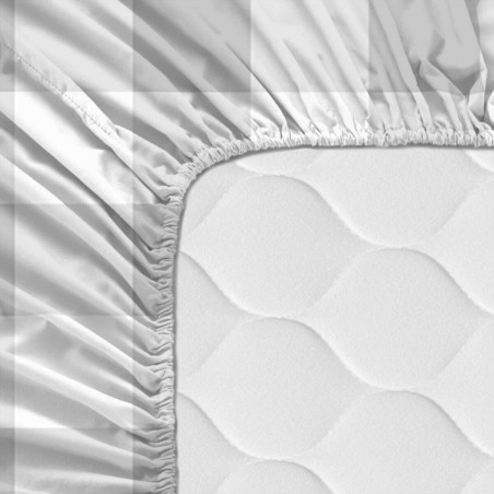 Lenzuolo con angoli aderenti HappyFriday Basic Kids Grigio 105 x 200 x