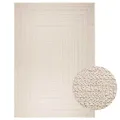 Tapis ZIZUR crème 200x290 cm aspect de jute intérieur extérieur