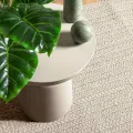 Tapis ZIZUR crème 200x290 cm aspect de jute intérieur extérieur