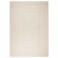 Tapis ZIZUR crème 200x290 cm aspect de jute intérieur extérieur