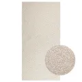 Tapis ZIZUR crème 100x200 cm aspect de jute intérieur extérieur