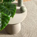Tapis ZIZUR crème 100x200 cm aspect de jute intérieur extérieur