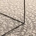 Tapis ZIZUR crème 100x200 cm aspect de jute intérieur extérieur
