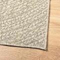 Tapis ZIZUR crème 100x200 cm aspect de jute intérieur extérieur