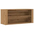 Banc à chaussures chêne artisanal 100x35x45cm bois d'ingénierie
